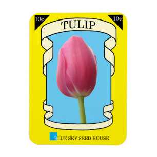 Magnet Flexible Paquet de graine de tulipe