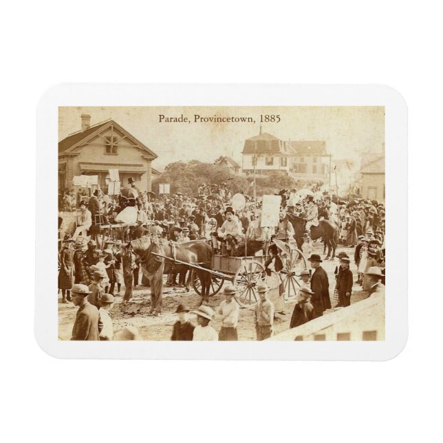 Magnet Flexible Parade, Provincetown, 1885 Vintage (Horizontal)