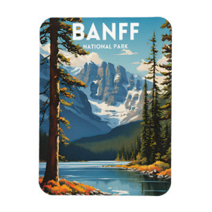 Magnet Flexible Parc national Banff Affiche traditionnelle sur les