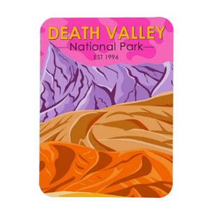 Magnet Flexible Parc national de Death Valley Dunes de sable Vinta
