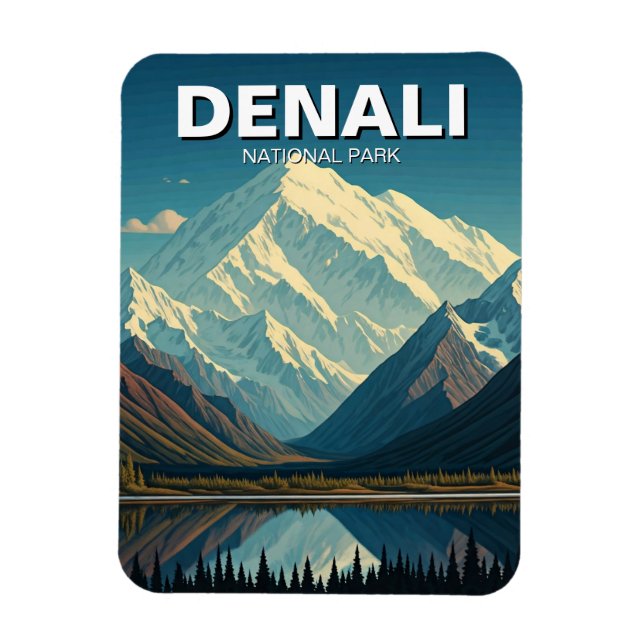 Magnet Flexible Parc national de Denali - Alaska Travel (Vertical)