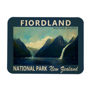 Magnet Flexible Parc national de Fiordland Nouvelle-Zélande Aquare