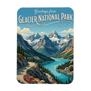 Magnet Flexible Parc national de Glacier Montana