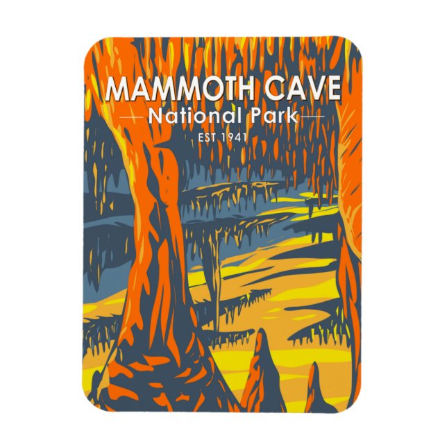 Magnet Flexible Parc national de Mammoth Cave Kentucky (Vertical)