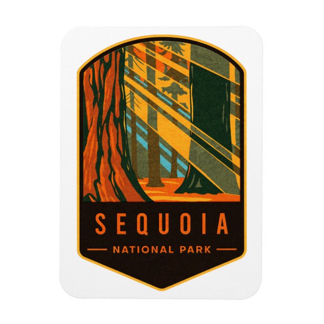 Magnet Flexible Parc national de Sequoia (Vertical)