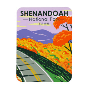 Magnet Flexible Parc national de Shenandoah Skyline Drive Virginie