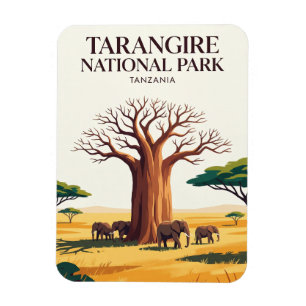 Magnet Flexible Parc national de Tarangire Tanzanie