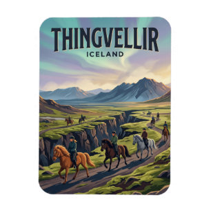Magnet Flexible Parc national de Thingvellir en Islande