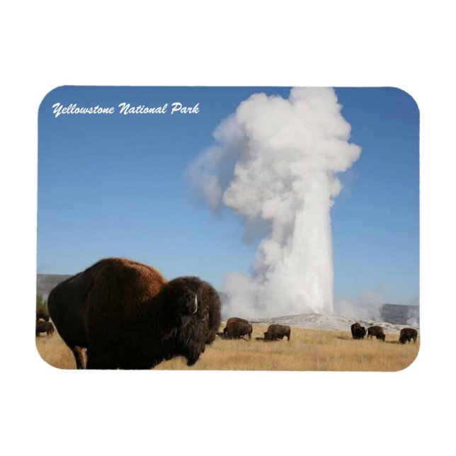 Magnet Flexible Parc national de Yellowstone (Horizontal)