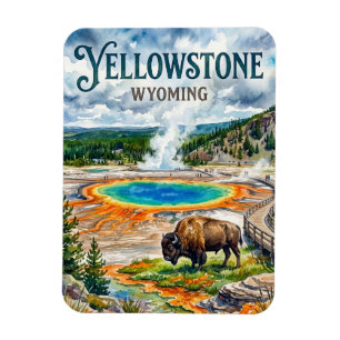 Magnet Flexible Parc national de Yellowstone États-Unis