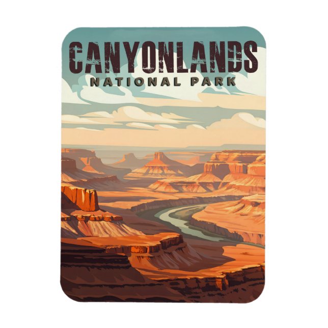 Magnet Flexible Parc national des Canyonlands (Vertical)