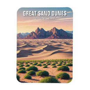 Magnet Flexible Parc National Des Dunes De Sable Great Colorado