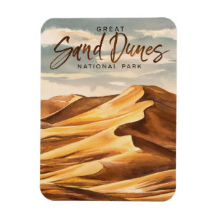 Magnet Flexible Parc national des Dunes de sable Great Sand