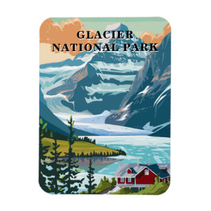 Magnet Flexible Parc national des Glaciers Montana Montana Souveni