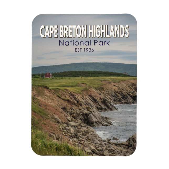 Magnet Flexible Parc national des Hautes-Terres-du-Cap-Breton Cana (Vertical)