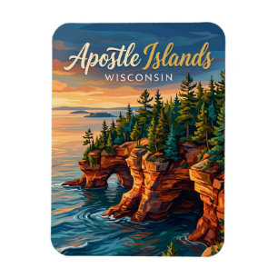 Magnet Flexible Parc national des îles Apostle, États-Unis d'Améri