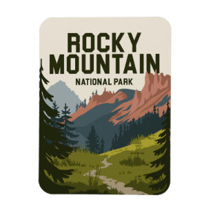 Magnet Flexible Parc national des Rocheuses Colorado