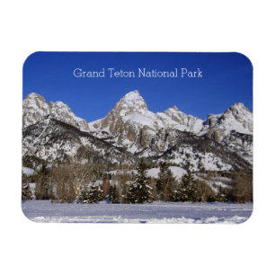 Magnet Flexible Parc national du Grand Teton Flexibilité hivernale