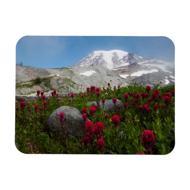 Magnet Flexible Parc national du Mont Rainier, Mont Rainier 1 (Horizontal)