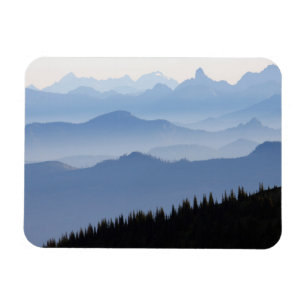 Magnet Flexible Parc national du mont Rainier   Montagnes Cascade