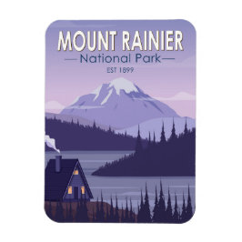 Magnet Flexible Parc national du Mont Rainier Washington Cabine Re