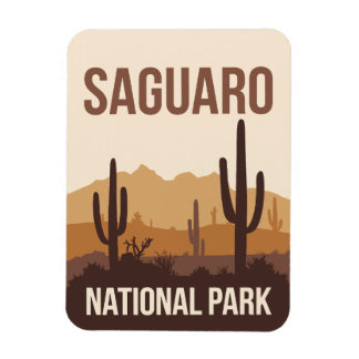 Magnet Flexible Parc national du Saguaro Art de voyage minimal