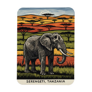 Magnet Flexible Parc national du Serengeti Tanzanie