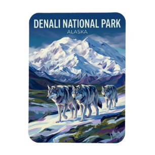 Magnet Flexible Parc national et réserve de Denali en Alaska