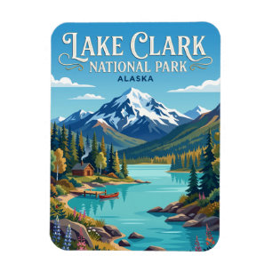 Magnet Flexible Parc national et réserve de Lake Clark en Alaska