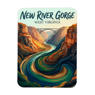 Magnet Flexible Parc national et réserve de New River Gorge