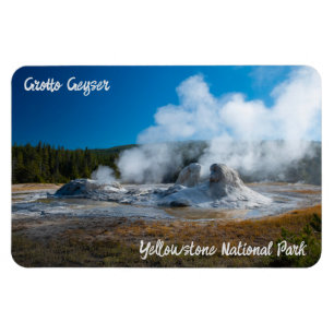 Magnet Flexible Parc national Grotto Geyser Yellowstone