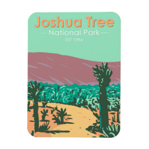Magnet Flexible Parc national Joshua Tree Cholla Cactus Garden