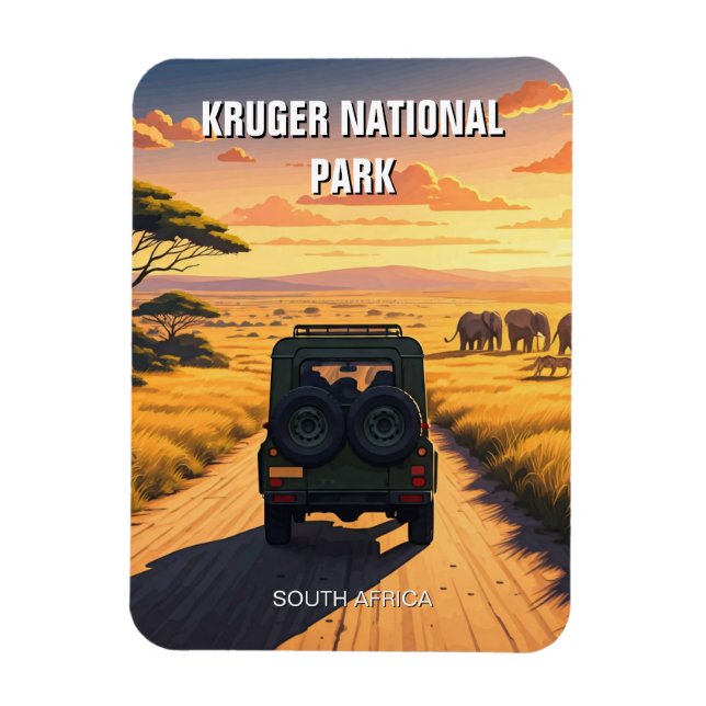 Magnet Flexible Parc national Kruger Afrique du Sud (Vertical)