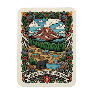 Magnet Flexible Parc national volcanique de Lassen Californie