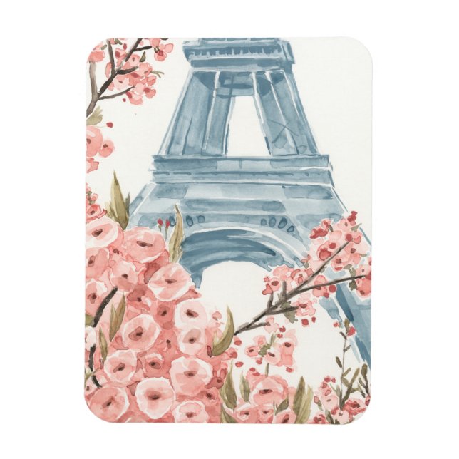 Magnet Flexible Paris Cerise Blossoms (Vertical)