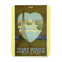 Paris France Tour Eiffel Vintage Orient Express