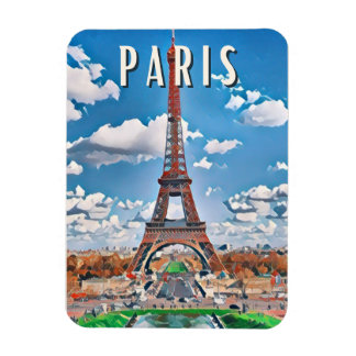 Magnet Flexible Paris Photo Vintage