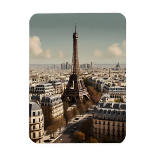 Magnet Flexible Paris poster vintage