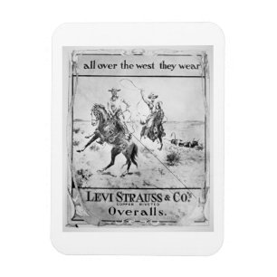 Magnet Flexible Parlez pour Lévi Strauss et Co, c.1900 (le litho)
