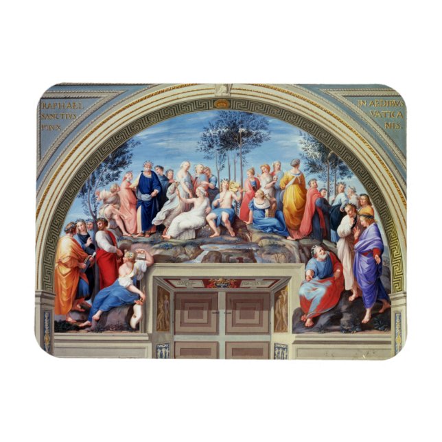 Magnet Flexible Parnassus et les conflits, de Stanza della S (Horizontal)