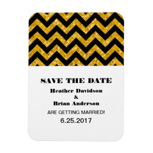 Magnet Flexible Parties scintillant Chevron Enregistrer l'aimant D