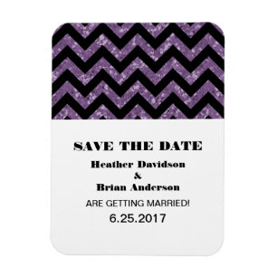 Magnet Flexible Parties scintillant Chevron Enregistrer l'aimant d