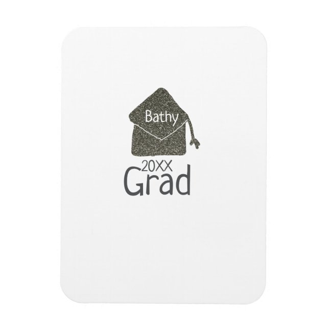 Magnet Flexible Parties scintillant de bouchon de graduation en ar (Vertical)