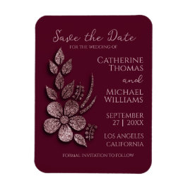 Magnet Flexible Parties scintillant d'or Rose moderne et élégant F