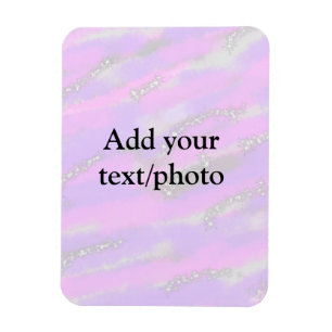 Magnet Flexible Parties scintillant pastel simple coloré ajouter v
