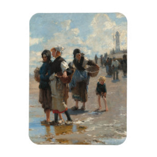 Magnet Flexible Partir à la pêche de John Singer Sargent