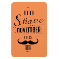 Pas de rasage Novembre Drôle Design de texte