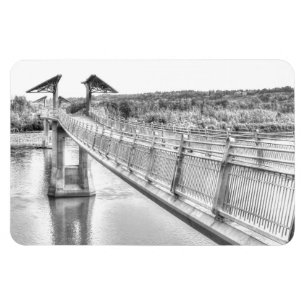 Magnet Flexible Passerelle au-dessus de la rivière Saskatchewan No
