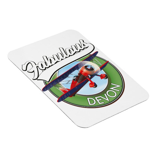 Magnet Flexible Patch de voyage fabuleux Devon. (Côté Droit)