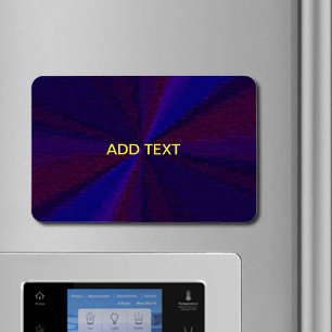 Magnet Flexible Patchwork circulaire de dégradé bleu à pourpre